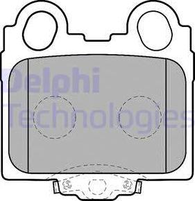 Delphi LP1510 - LP1510 колодки дисковые з.\ Lexus GS300/400 97>/IS200/300 01> autosila-amz.com