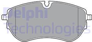 Delphi LP3406 - Тормозные колодки, дисковые, комплект autosila-amz.com