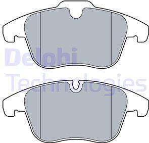 Delphi LP3526-18B1 - Тормозные колодки, дисковые, комплект autosila-amz.com