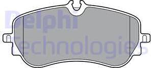 Delphi LP3367 - Тормозные колодки, дисковые, комплект autosila-amz.com