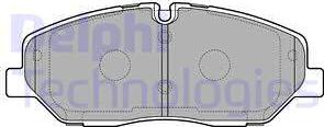 Delphi LP3294 - Тормозные колодки, дисковые, комплект autosila-amz.com