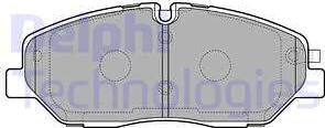 Delphi LP3293 - Тормозные колодки, дисковые, комплект autosila-amz.com