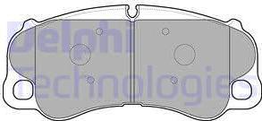 Delphi LP3233 - Тормозные колодки, дисковые, комплект autosila-amz.com