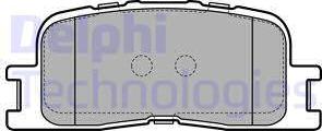 Delphi LP2703 - LP2703 колодки диск. зад.!\ Mitsubishi Lancer 03> autosila-amz.com