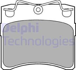 Delphi LP785 - Тормозные колодки, дисковые, комплект autosila-amz.com