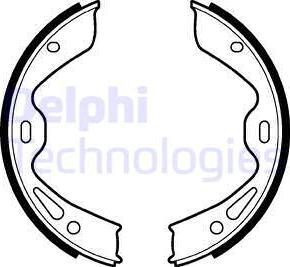 Delphi LS2120 - Комплект тормозов, ручник, парковка autosila-amz.com