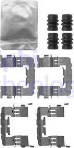 Delphi LX0645 - Комплектующие для колодок дискового тормоза autosila-amz.com