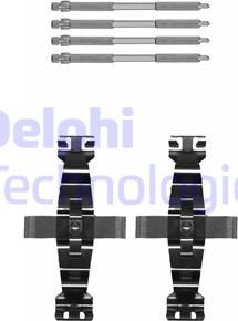 Delphi LX0674 - Комплектующие для колодок дискового тормоза autosila-amz.com
