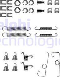 Delphi LY1053 - Комплектующие, барабанный тормозной механизм autosila-amz.com