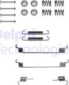 Delphi LY1061 - Комплектующие, барабанный тормозной механизм autosila-amz.com