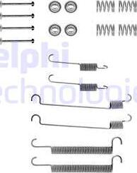 Delphi LY1016 - Комплектующие, барабанный тормозной механизм autosila-amz.com