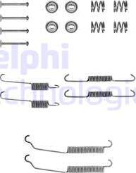 Delphi LY1129 - Комплектующие, барабанный тормозной механизм autosila-amz.com