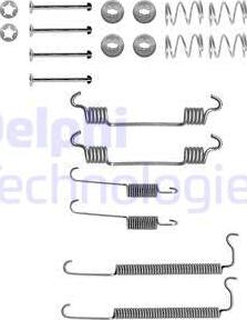 Delphi LY1357 - Комплектующие, барабанный тормозной механизм autosila-amz.com