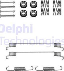 Delphi LY1365 - Комплектующие, барабанный тормозной механизм autosila-amz.com