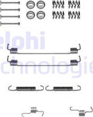 Delphi LY1303 - Комплектующие, барабанный тормозной механизм autosila-amz.com