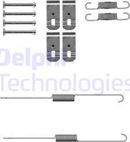 Delphi LY1382 - Комплектующие, барабанный тормозной механизм autosila-amz.com