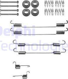 Delphi LY1378 - Комплектующие, барабанный тормозной механизм autosila-amz.com