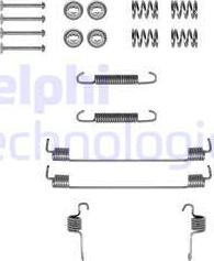 Delphi LY1290 - Комплектующие, барабанный тормозной механизм autosila-amz.com