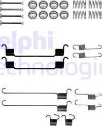 Delphi LY1298 - Комплектующие, барабанный тормозной механизм autosila-amz.com