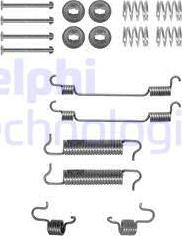 Delphi LY1264 - Комплектующие, барабанный тормозной механизм autosila-amz.com