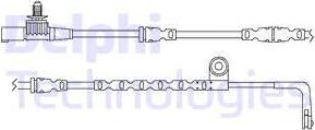 Delphi LZ0198 - Сигнализатор, износ тормозных колодок autosila-amz.com