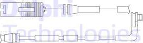 Delphi LZ0192 - Сигнализатор, износ тормозных колодок autosila-amz.com