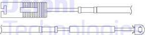 Delphi LZ0154 - Сигнализатор, износ тормозных колодок autosila-amz.com