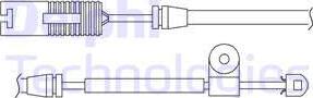 Delphi LZ0158 - Сигнализатор, износ тормозных колодок autosila-amz.com