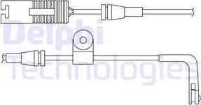 Delphi LZ0168 - Сигнализатор, износ тормозных колодок autosila-amz.com