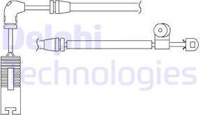 Delphi LZ0180 - Сигнализатор, износ тормозных колодок autosila-amz.com