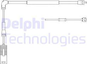 Delphi LZ0183 - Сигнализатор, износ тормозных колодок autosila-amz.com