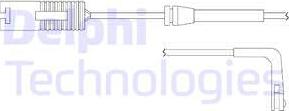 Delphi LZ0137 - Сигнализатор, износ тормозных колодок autosila-amz.com