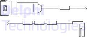 Delphi LZ0125 - Сигнализатор, износ тормозных колодок autosila-amz.com