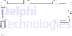 Delphi LZ0171 - Сигнализатор, износ тормозных колодок autosila-amz.com