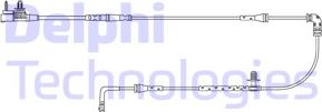 Delphi LZ0319 - Сигнализатор, износ тормозных колодок autosila-amz.com