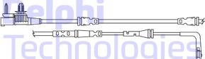 Delphi LZ0313 - Сигнализатор, износ тормозных колодок autosila-amz.com