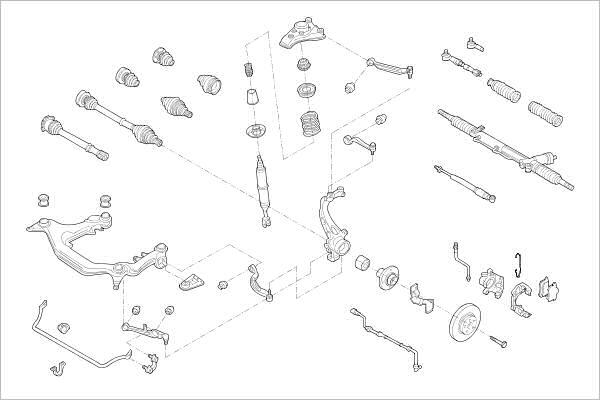 Delphi OE-AUDI-000008886-F - Подвеска колеса autosila-amz.com