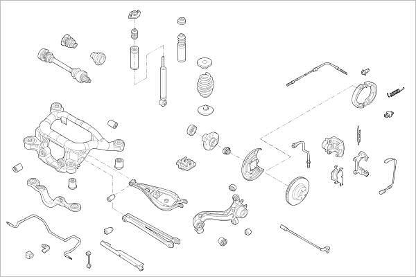 Delphi OE-BMW-000017282-R - Подвеска колеса autosila-amz.com