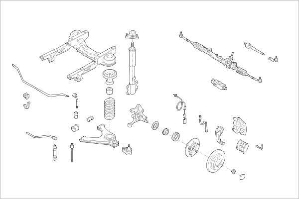 Delphi OE-FORD-000004717-F - Подвеска колеса autosila-amz.com