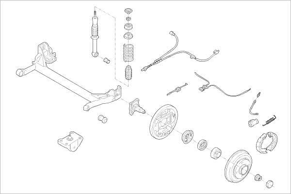 Delphi OE-FORD-000005802-R - Подвеска колеса autosila-amz.com