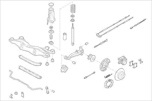 Delphi OE-OPEL-000005918-R - Подвеска колеса autosila-amz.com