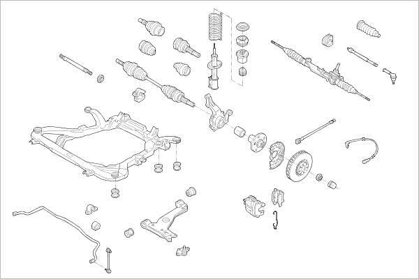 Delphi OE-OPEL-000005918-F - Подвеска колеса autosila-amz.com