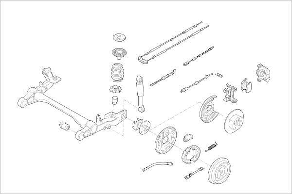 Delphi OE-OPEL-000015343-R - Подвеска колеса autosila-amz.com