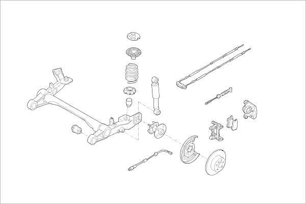 Delphi OE-OPEL-000017247-R - Подвеска колеса autosila-amz.com