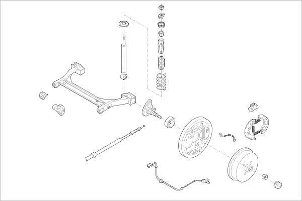 Delphi OE-VW-000001708-R - Подвеска колеса autosila-amz.com