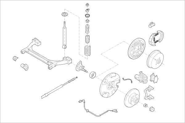 Delphi OE-VW-000001716-R - Подвеска колеса autosila-amz.com