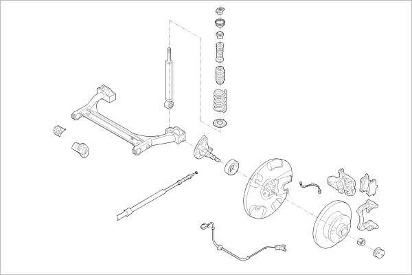 Delphi OE-VW-000006262-R - Подвеска колеса autosila-amz.com