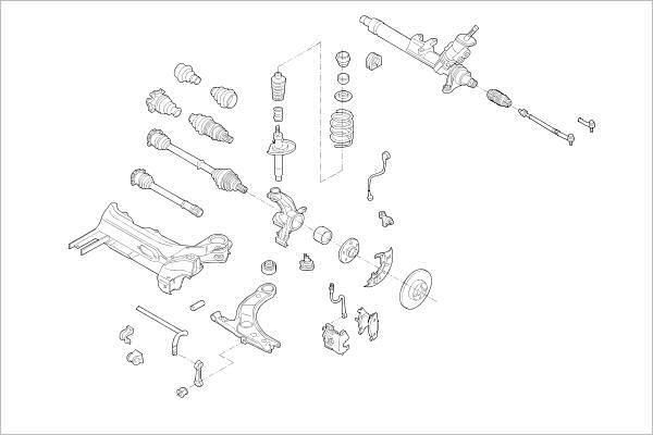 Delphi OE-VW-000011607-F - Подвеска колеса autosila-amz.com