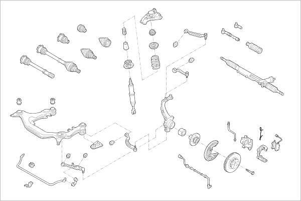 Delphi OE-VW-000017406-F - Подвеска колеса autosila-amz.com