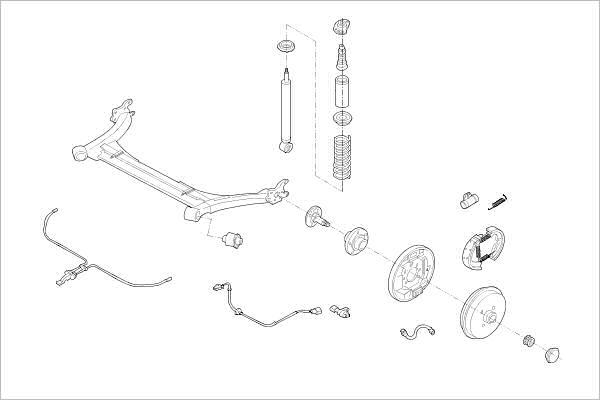 Delphi OE-VW-000016521-R - Подвеска колеса autosila-amz.com